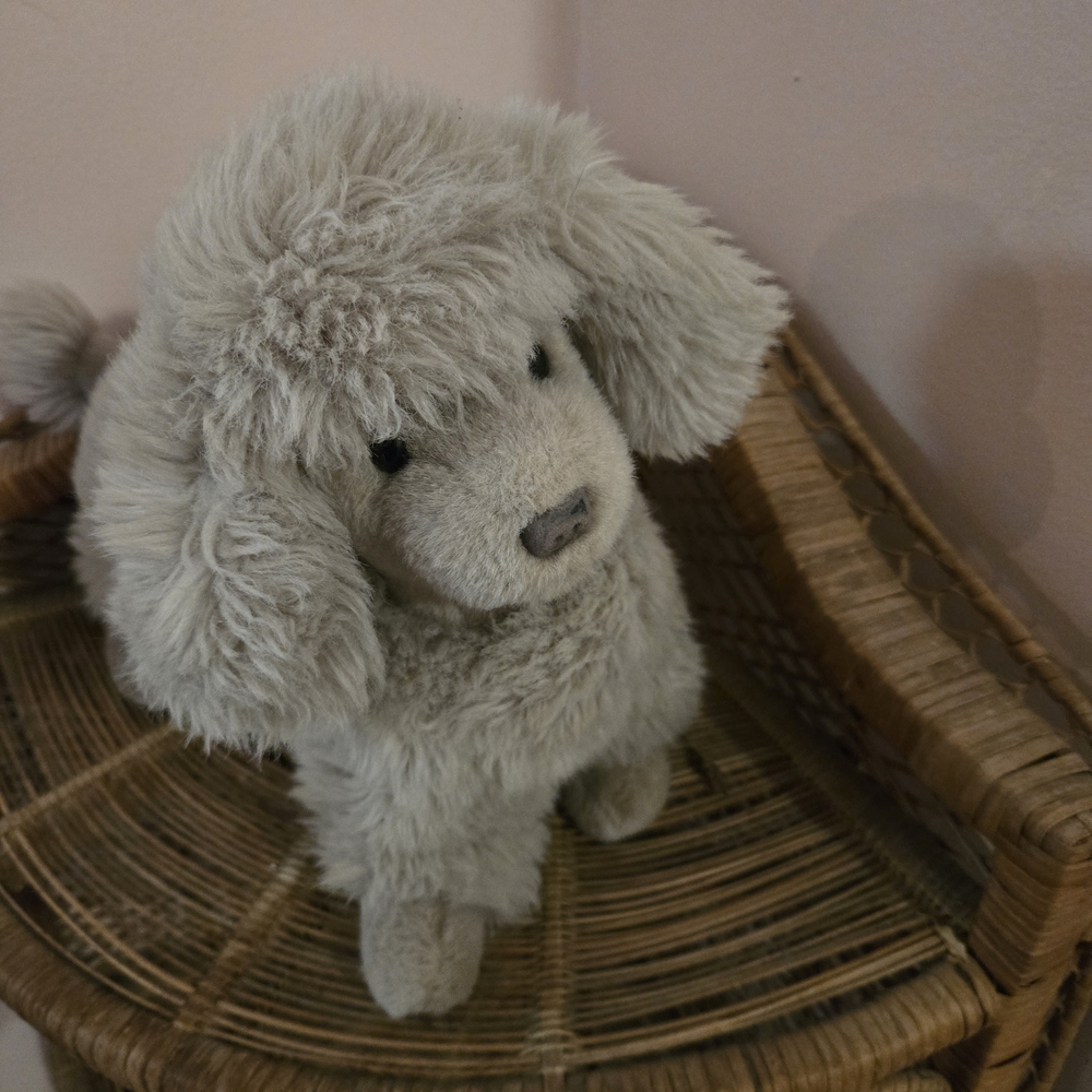 Gund Cream Plush Dog Toy